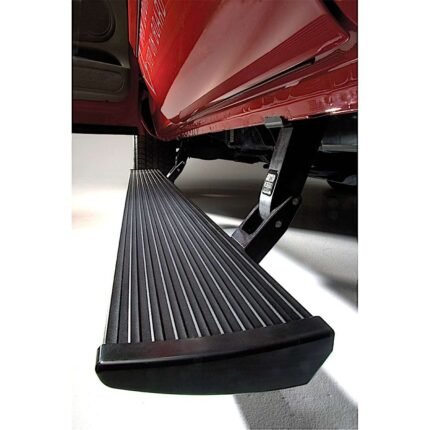 AMP Research 75163-01A PowerStep Series Running Boards, Powdercoated Black Powered Aluminum Sold Individually