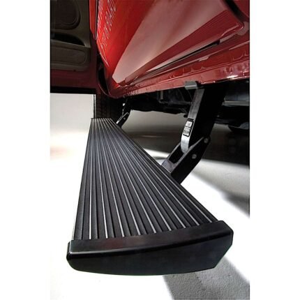 AMP Research 76137-01A PowerStep Series Running Boards, Powdercoated Black Powered Aluminum Set of 2