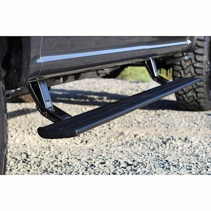 AMP Research 86153-01A PowerStep Series Running Boards, Black Powered Aluminum Set of 2
