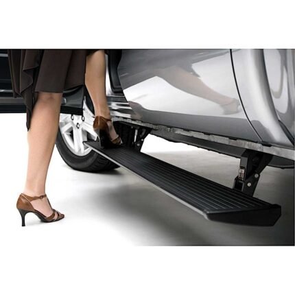 AMP Research 75137-01A PowerStep Series Running Boards, Powdercoated Black Powered Aluminum Set of 2