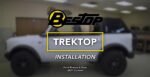 Bestop 56873-17 Trektop NX Series Soft Top - With Frame (Frame Included) Black twill - Image 3