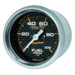 Autometer 4763 Carbon Fiber Series Gauge, Fuel Pressure, 2 1/16in. 100Psi, Digital Stepper Motor. - Image 3