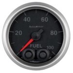 Autometer 5671 Elite Gauge, Fuel Press, 2 1/16in. 100Psi, Digital Stepper Motor W/Peak & Warn.