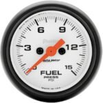 Autometer 5761 Phantom Series Gauge, Fuel Pressure, 2 1/16in. 15Psi, Digital Stepper Motor. - Image 2