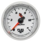Autometer 7162 C2 Series Gauge, Fuel Pressure, 2 1/16in. 15Psi, Digital Stepper Motor.