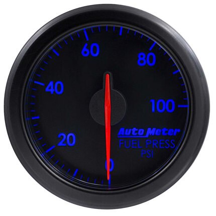 Autometer 9171-T 2-1/16in. Fuel Press, 0-100 Psi, Airdrive, Black