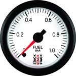 Autometer ST3353 Stack Series Gauge, Fuel Press, Pro Stepper Motor, 52Mm, Wht, 0-1 Bar, M10 Male - Image 2