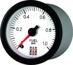 Autometer ST3353 Stack Series Gauge, Fuel Press, Pro Stepper Motor, 52Mm, Wht, 0-1 Bar, M10 Male - Image 4