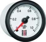 Autometer ST3353 Stack Series Gauge, Fuel Press, Pro Stepper Motor, 52Mm, Wht, 0-1 Bar, M10 Male - Image 5