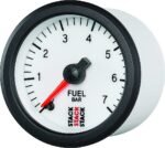Autometer ST3355 Stack Series Gauge, Fuel Press, Pro Stepper Motor, 52Mm, Wht, 0-7 Bar, M10 Male - Image 3