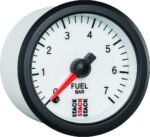 Autometer ST3355 Stack Series Gauge, Fuel Press, Pro Stepper Motor, 52Mm, Wht, 0-7 Bar, M10 Male - Image 5