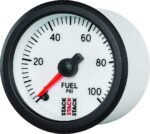 Autometer ST3356 Stack Series Gauge, Fuel Press, Pro Stepper Motor, 52Mm, Wht, 0-100Psi, 1/8in. Nptf Male - Image 3