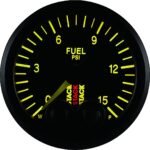 Autometer ST3504 Stack Series Gauge, Fuel Press, Pro-Control, 52Mm, Blk, 0-15Psi, 1/8in. Nptf Male - Image 4