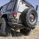 Aries 2081223 TrailChaser Series Bumper End, Powdercoated Textured Black Aluminum - Image 2