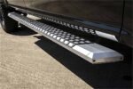 Aries 2555048 Running Boards, Powdercoated Chrome, Aluminum, 91 in. Length, Diameter - 5.5 in., Cab & Chassis - Crew Cab/Crew Cab Pickup, AdvantEDGE Series - Image 3