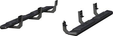 Aries 2558005 Running Boards, Powdercoated Black, Carbon Steel, Extended Cab Pickup, 5.5 in., AscentStep Series