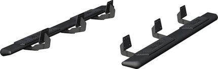 Aries 2558007 Running Boards, Powdercoated Black, Carbon Steel, Crew Cab Pickup, 5.5 in., AscentStep Series