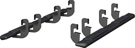 Aries 2558011 Running Boards, Powdercoated Black, Carbon Steel, Crew Cab Pickup, 5.5 in., AscentStep Series