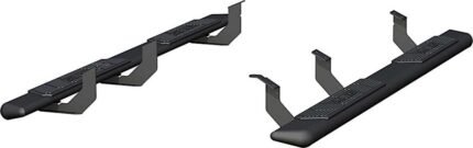 Aries 2558019 Running Boards, Powdercoated Black, Carbon Steel, Crew Cab Pickup/Extended Cab Pickup, 5.5 in., AscentStep Series