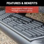 Aries 2558054 Running Boards, Carbide Black Powder Coat, Carbon Steel, Sport Utility, 5.5 in., AscentStep Series - Image 7
