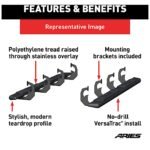 Aries 2558056 Running Boards, Carbide Black Powder Coat, Steel, Extended Cab Pickup, 5.5 in., AscentStep Series - Image 4