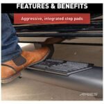 Aries 2558056 Running Boards, Carbide Black Powder Coat, Steel, Extended Cab Pickup, 5.5 in., AscentStep Series - Image 6