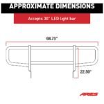 Aries 7100 Grille Guard, Black Carbon Steel - Image 2