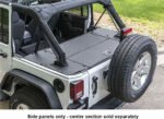 Aries ALC25000-01 Jeep Tonneau Cover - Powdercoated Textured Black, Aluminum, Hard, Direct Fit, Set of 2 - Image 2