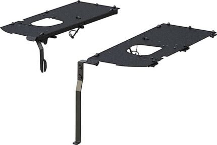 Aries ALC25001-01 Jeep Tonneau Cover - Powdercoated Textured Black, Aluminum, Hard, Direct Fit, Set of 2