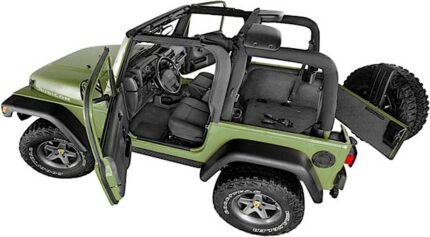 Bedrug CBTJK112 Front and Rear Carpet Kit, Gray, Carpet