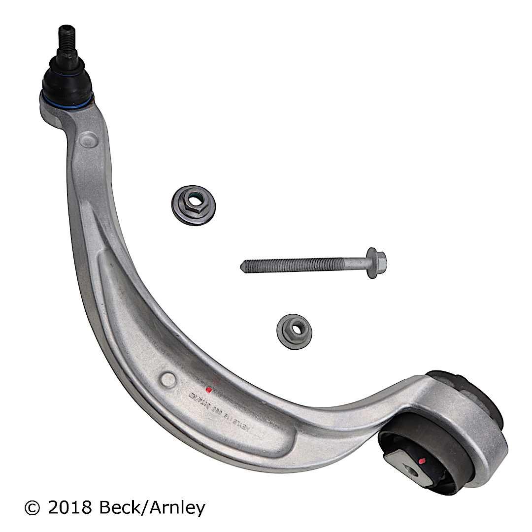bec1027586_1.jpg Beck Arnley 102-7586 Front, Driver Side, Lower, Rearward Control Arm, OE Replacement Series - Image 1