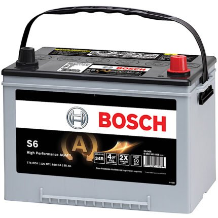 Bosch S6-34R Battery - Direct Fit, Sold Individually