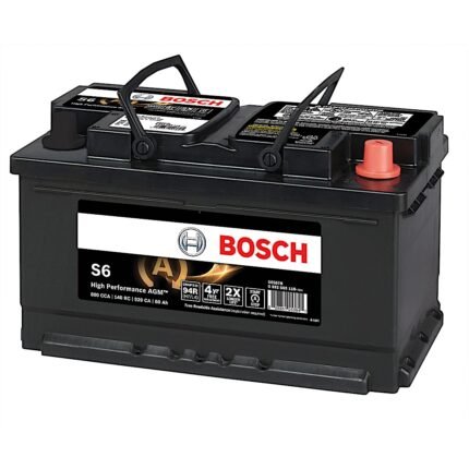 Bosch Battery S6 AGM High Performance - Replaces OE Number S6587B