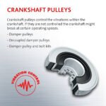 Corteco 80000829 OE Replacement Series Crankshaft Pulley - Direct Fit, Sold Individually - Image 2