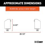 Curt 16024 Direct Fit 5th Wheel Leg, Sold Individually - Image 2