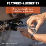 Curt 70130 Tow Bar - Powdercoated Gloss Black, Carbon Steel, Direct Fit, Sold Individually - Image 6