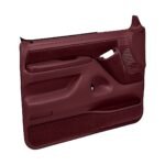 Coverlay 12-92F-MR Front, Driver and Passenger Side Door Trim Panel - Maroon - Image 3