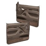 Coverlay 12-94F-DBR Front, Driver and Passenger Side Door Trim Panel - Dark Brown