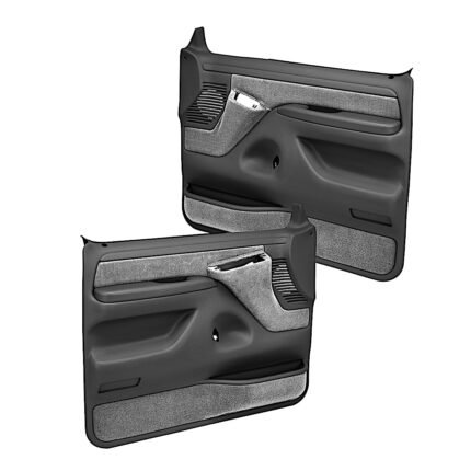 Coverlay 12-94F-DGR Front, Driver and Passenger Side Door Trim Panel - Dark Gray