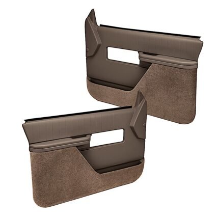 Coverlay 18-27F-DBR Front, Driver and Passenger Side Door Trim Panel - Dark Brown