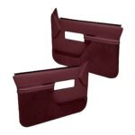 Coverlay 18-27F-MR Front, Driver and Passenger Side Door Trim Panel - Maroon