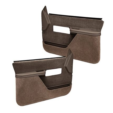 Coverlay 18-37F-DBR Front, Driver and Passenger Side Door Trim Panel - Dark Brown