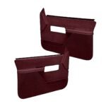 Coverlay 18-37F-MR Front, Driver and Passenger Side Door Trim Panel - Maroon