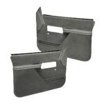 Coverlay 18-37N-MGR Front, Driver and Passenger Side Door Trim Panel - Medium Gray