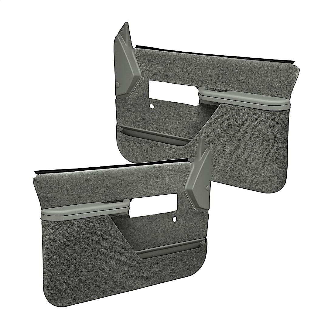 cvl1837nmgr_1.jpg Coverlay 18-37N-MGR Front, Driver and Passenger Side Door Trim Panel - Medium Gray - Image 1
