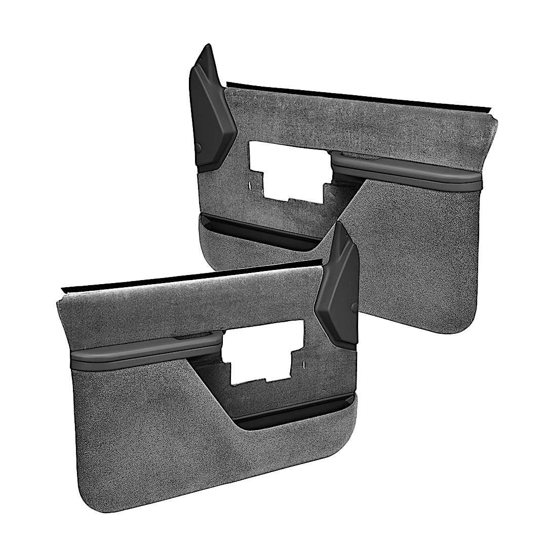 cvl1838fdgr_1.jpg Coverlay 18-38F-DGR Front, Driver and Passenger Side Door Trim Panel - Dark Gray - Image 1
