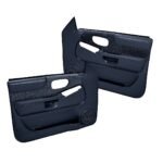 Coverlay 18-47F-DBL Front, Driver and Passenger Side Door Trim Panel - Dark Blue