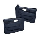 Coverlay 18-47N-DBL Front, Driver and Passenger Side Door Trim Panel - Dark Blue
