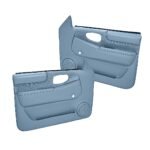 Coverlay 18-47N-LBL Front, Driver and Passenger Side Door Trim Panel - Light Blue