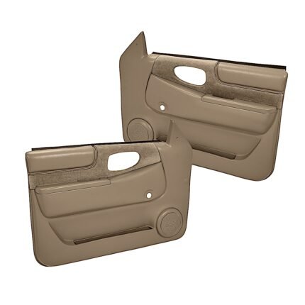 Coverlay 18-47N-MBR Front, Driver and Passenger Side Door Trim Panel - Medium Brown